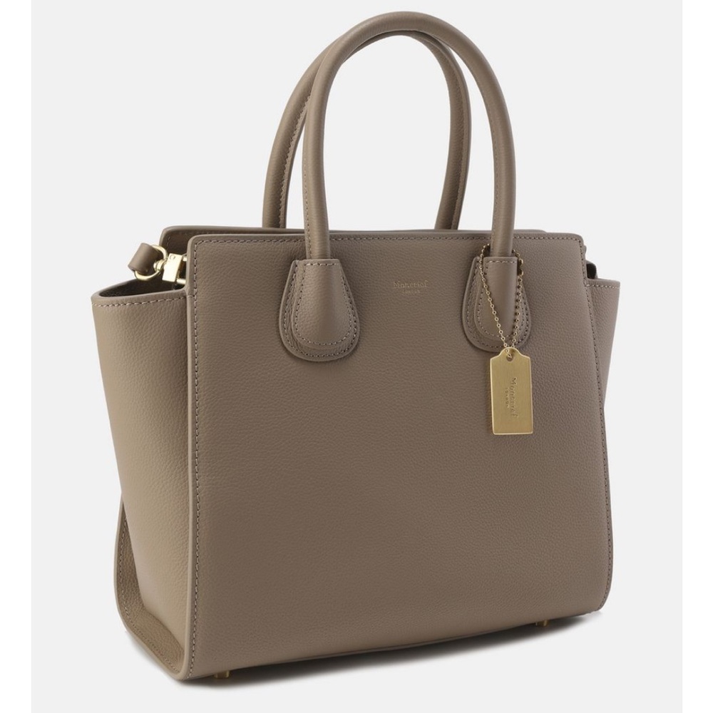 ❤️❤️❤️ Italian Leather Medium Square Handbag With Crossbody Strap